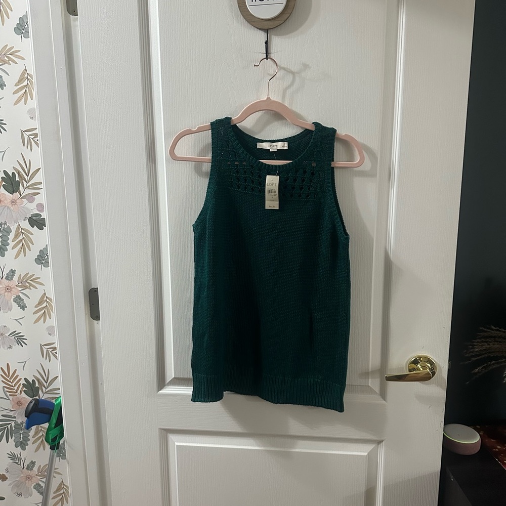 Cut sleeves sweater